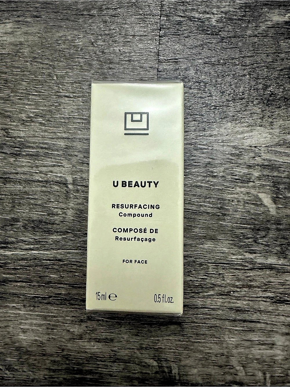 U Beauty Resurfacing Compound For Face Facial Peel 0.5 fl oz